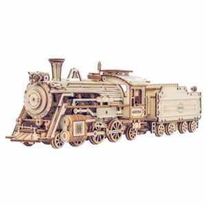Damplokomotiv 3D puslespil fra Rokrâ¢